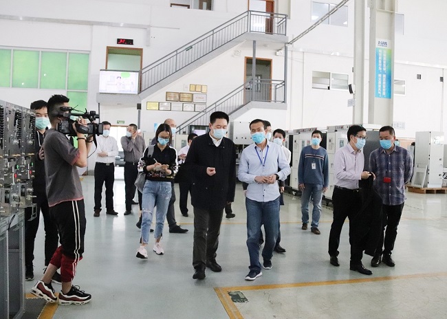 防疫做貢獻，復(fù)工感恩情|佛山市常務(wù)副市長一行蒞臨我司送溫暖